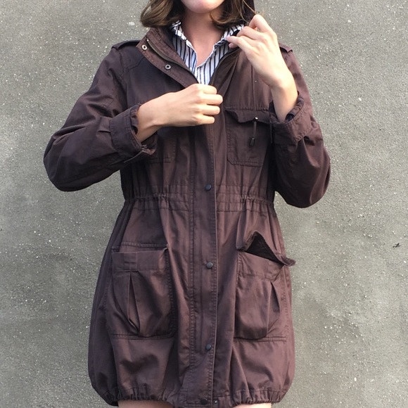 • SOLD Comptoir Des Cotonniers Cotton Trench • - Picture 3 of 8